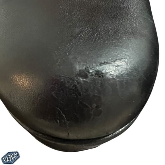 Gucci Women’s Betty Designer Black Leather Round Toe Platform Pumps/Heels - Picture 9 of 16